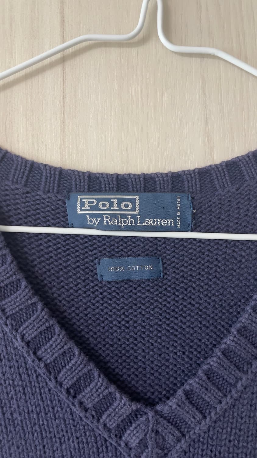 폴로 랄프로렌 케이블 니트 조끼 베스트 상품이미지3
