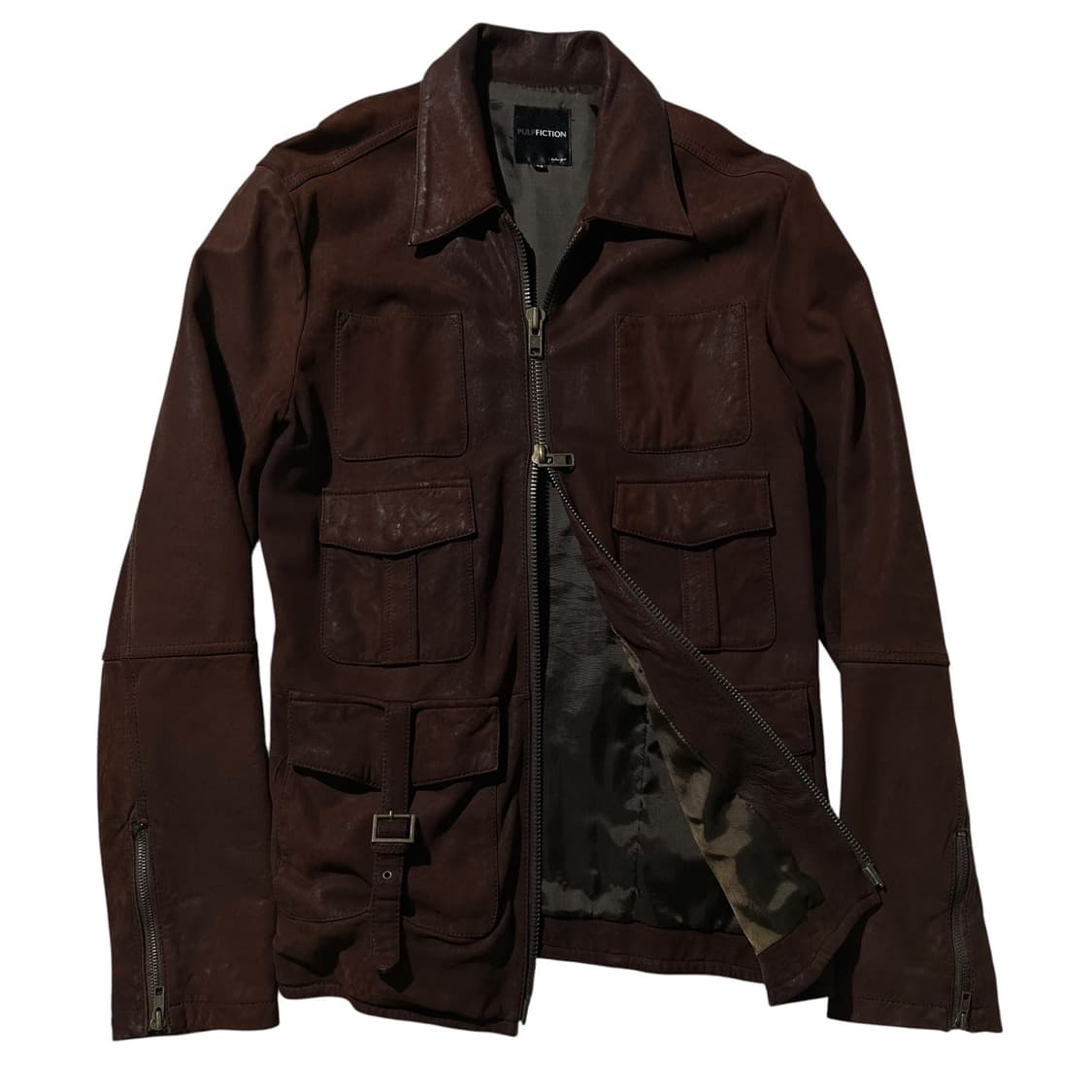 Pulp Fiction 레더 스웨이드 유틸리티 투웨이 싱글 자켓 상품이미지2