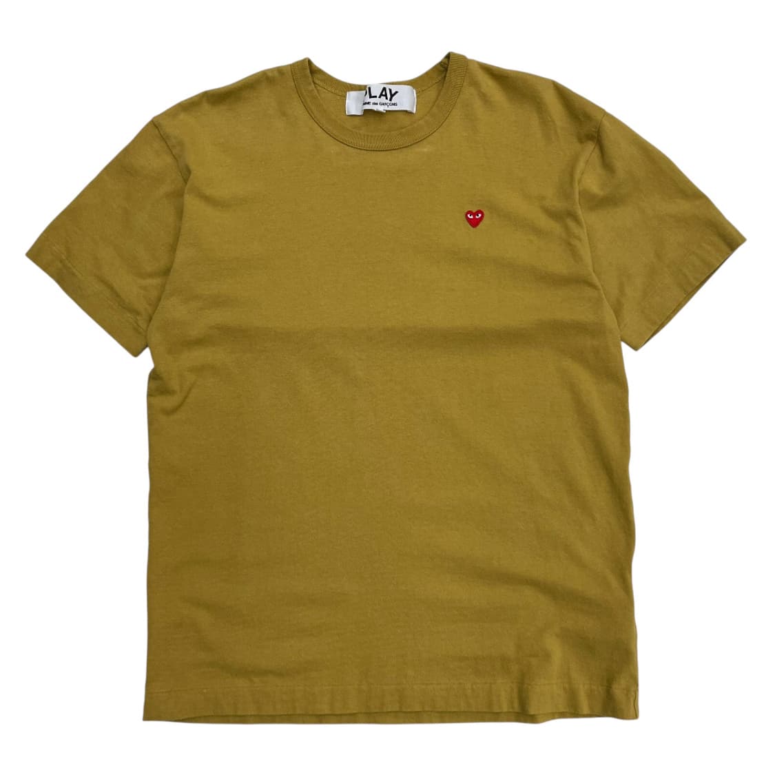 꼼데가르송 미니 하트와펜 머스타드 반팔 XL 상품이미지2