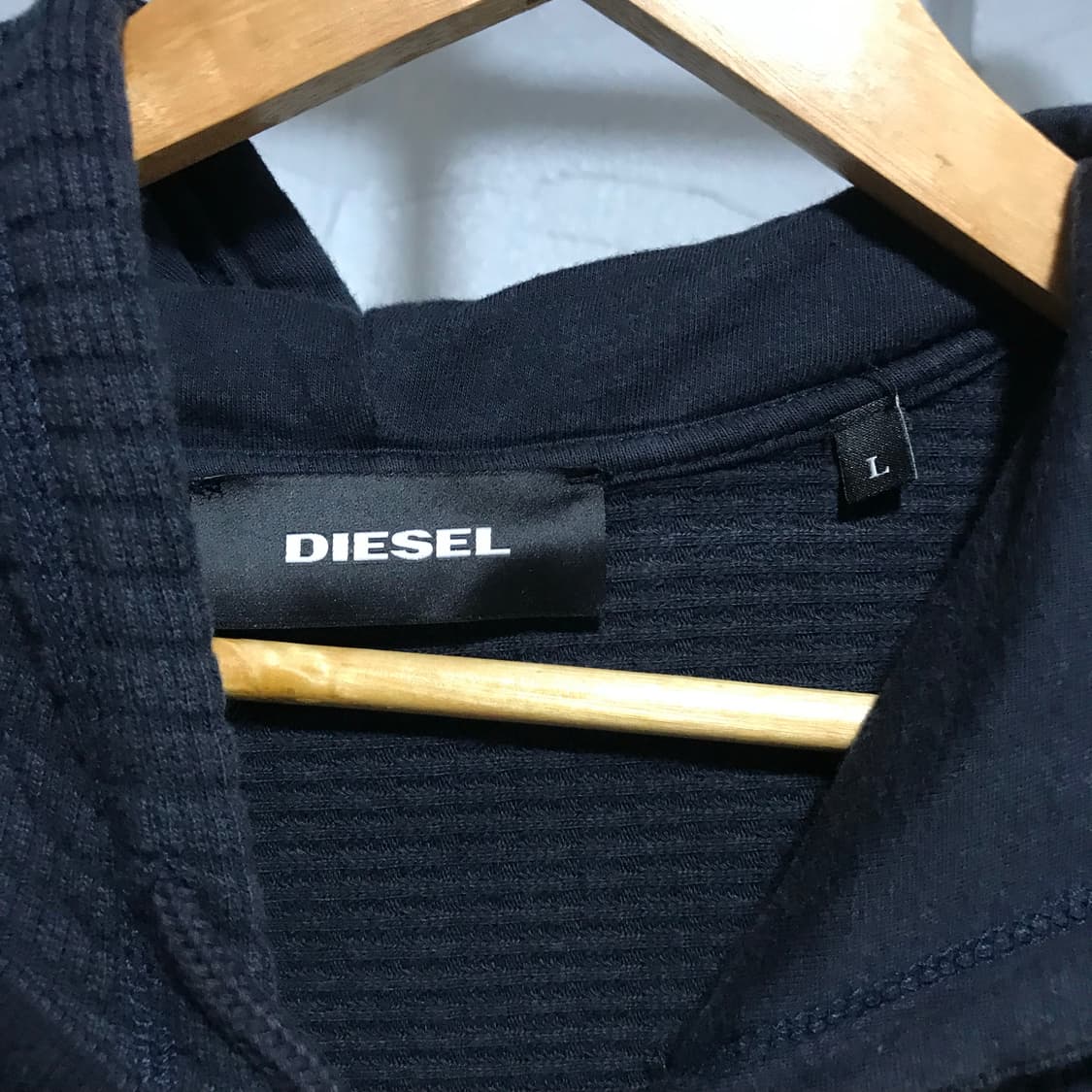 Diesel knit oversize hoodie zip-up 상품이미지3