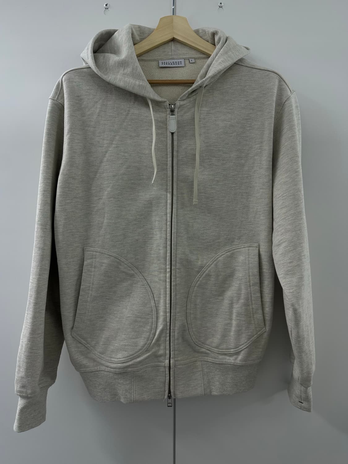 이스트로그 퍼머넌트 후드 집업 L 오트밀(새상품) 상품이미지3