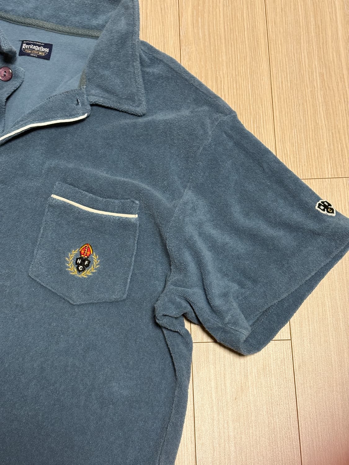 헤리티지플로스 타올 카라티 폴로티 블루 상품이미지3