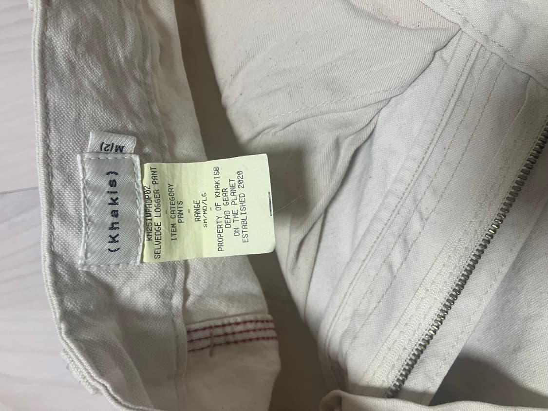 카키스 셀비지 로거팬츠 M 상품이미지5