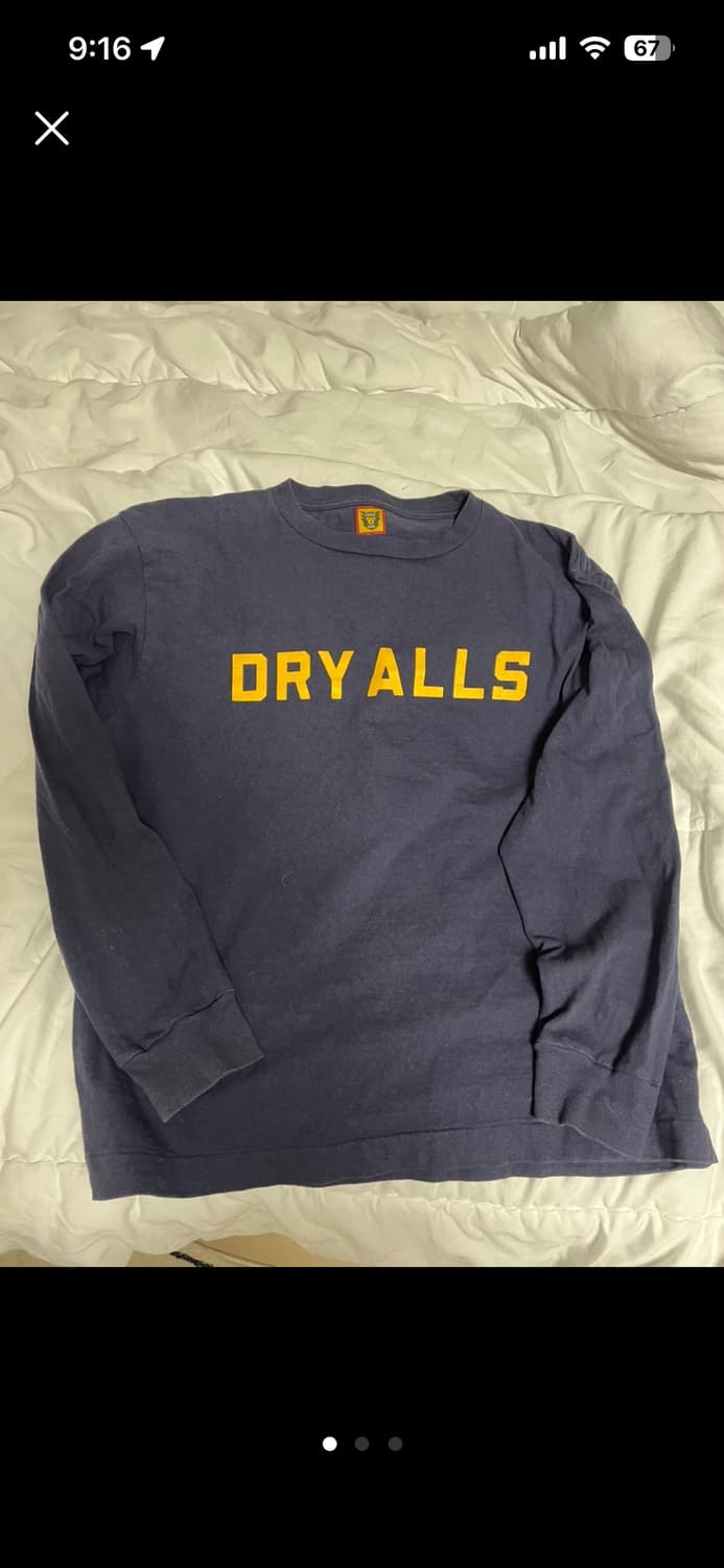 휴먼메이드 네이비 롱슬리브 M 상품이미지1