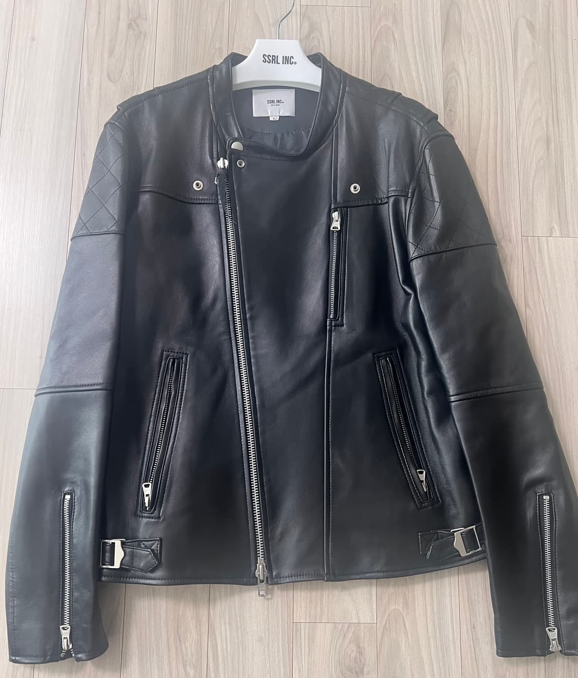 SSRLx주우재 램스킨 라이더 자켓 상품이미지1