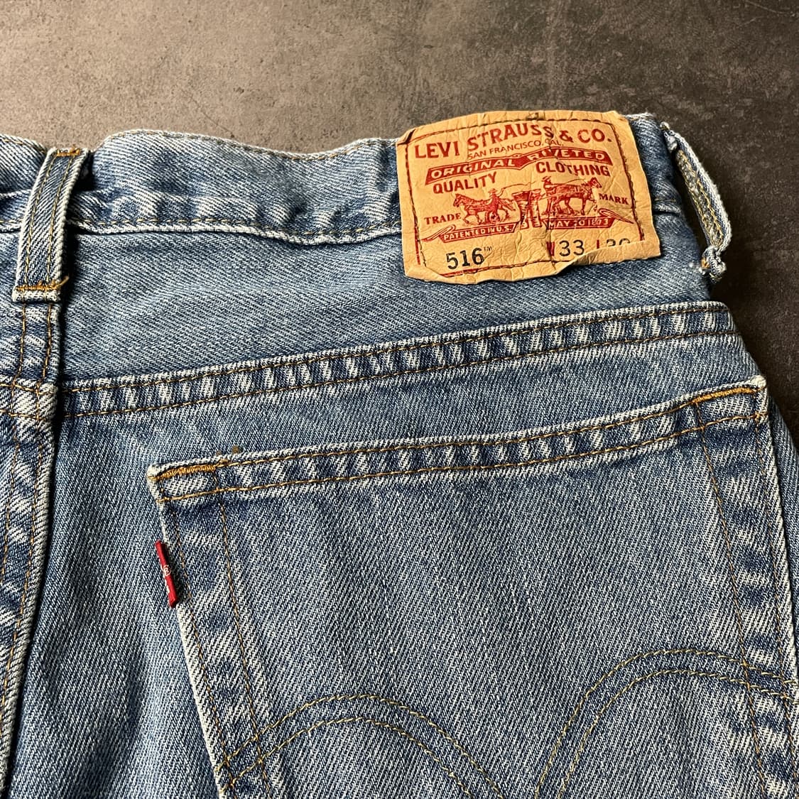 LEVI'S 리바이스516 레귤러 스트레이트핏 데님 팬츠 A00655 상품이미지8