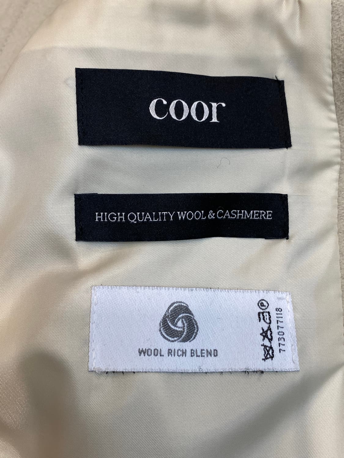 쿠어 울 캐시미어 더플 코트 상품이미지5