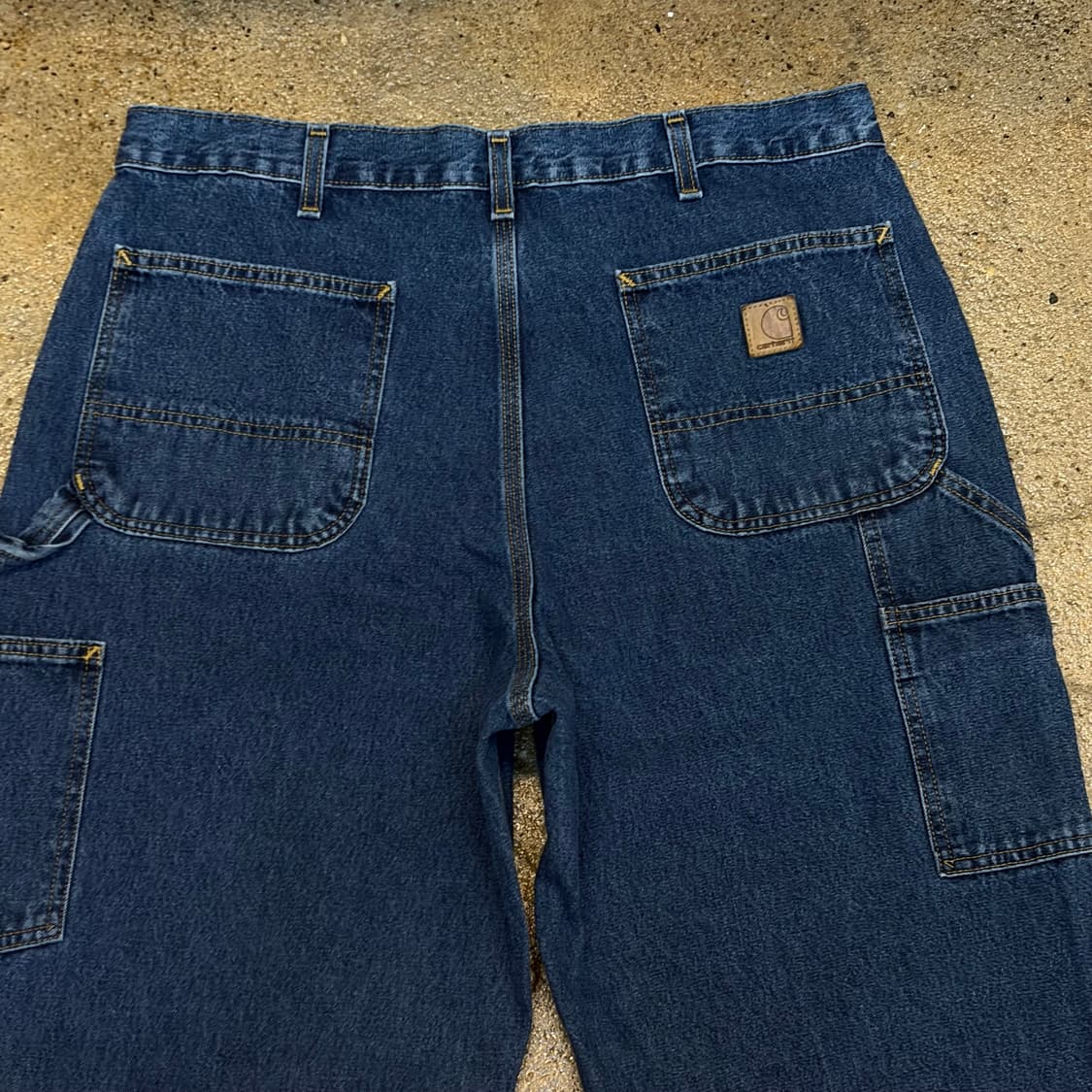00s USA 빈티지 칼하트 싱글니 더블니 워크 데님팬츠 청바지 상품이미지8