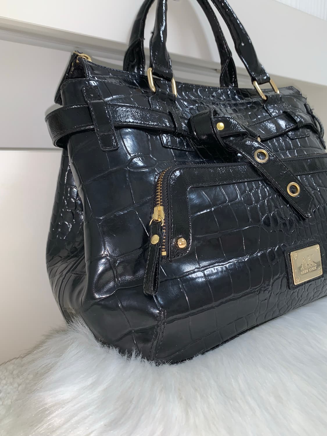 [S급] Anne Klein black tote bag 상품이미지4