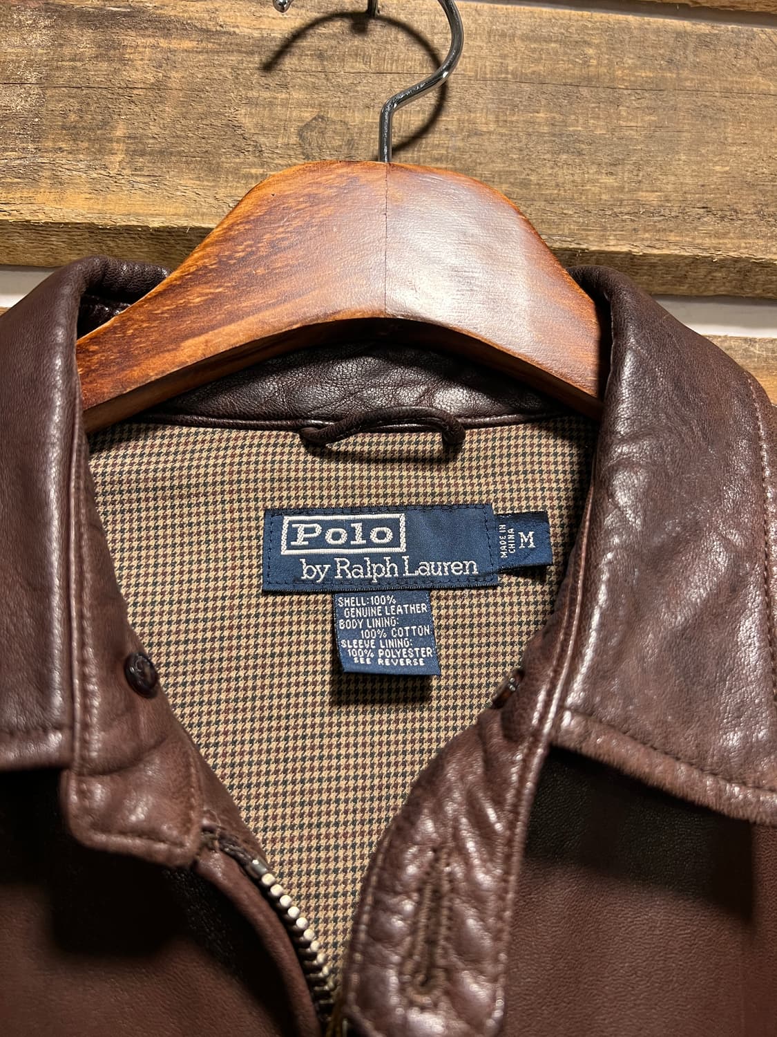 [M]폴로 랄프로렌 맥스웰 브라운 램스킨 레더 자켓 상품이미지2
