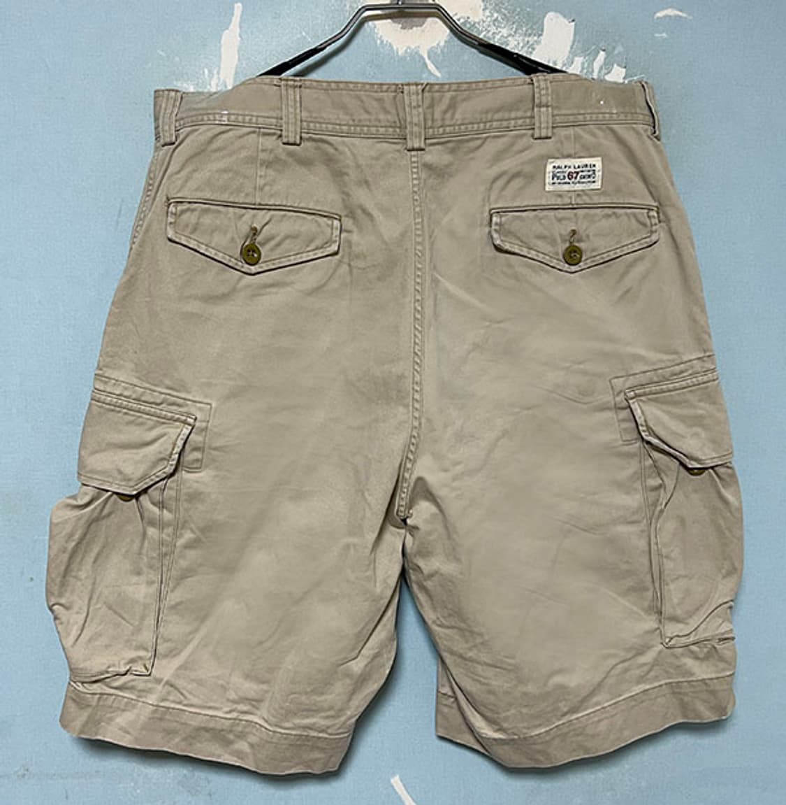 POLO 폴로 랄프로렌 67 빈티지 치노 남자 카고 반바지 XL 34 상품이미지2