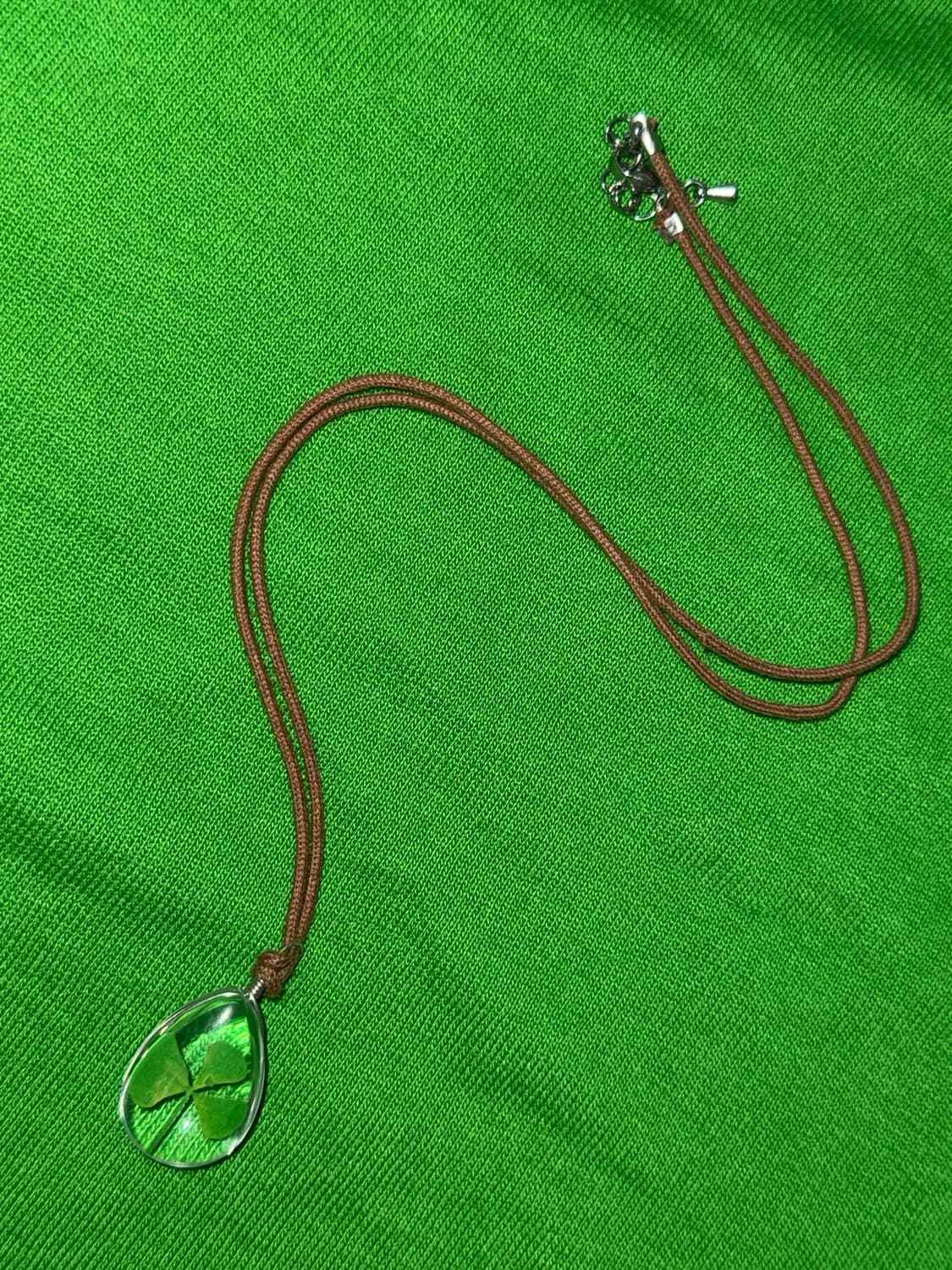 three-leaf clover necklace ☘️ 상품이미지3