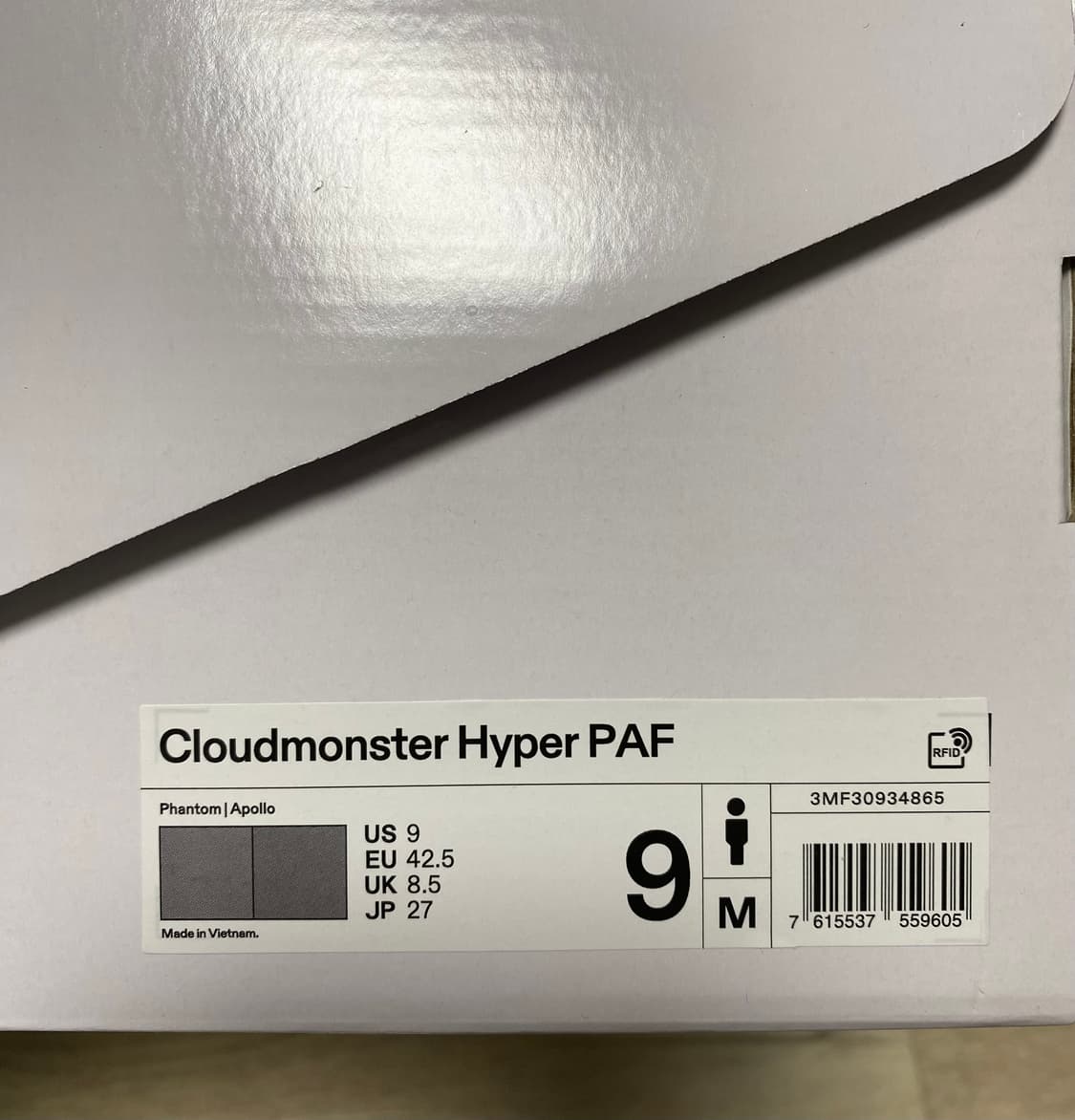 [270] 온러닝 x 파프 클라우드 몬스터 하이퍼 팬텀 아폴로 상품이미지9