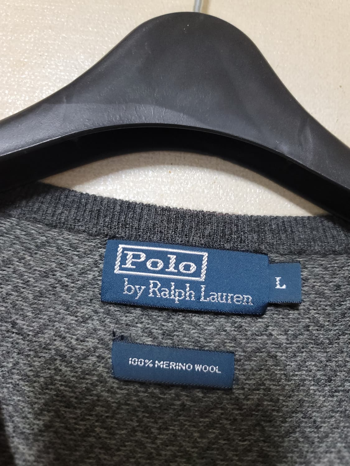 폴로 헤링본 브이넥 니트 상품이미지5