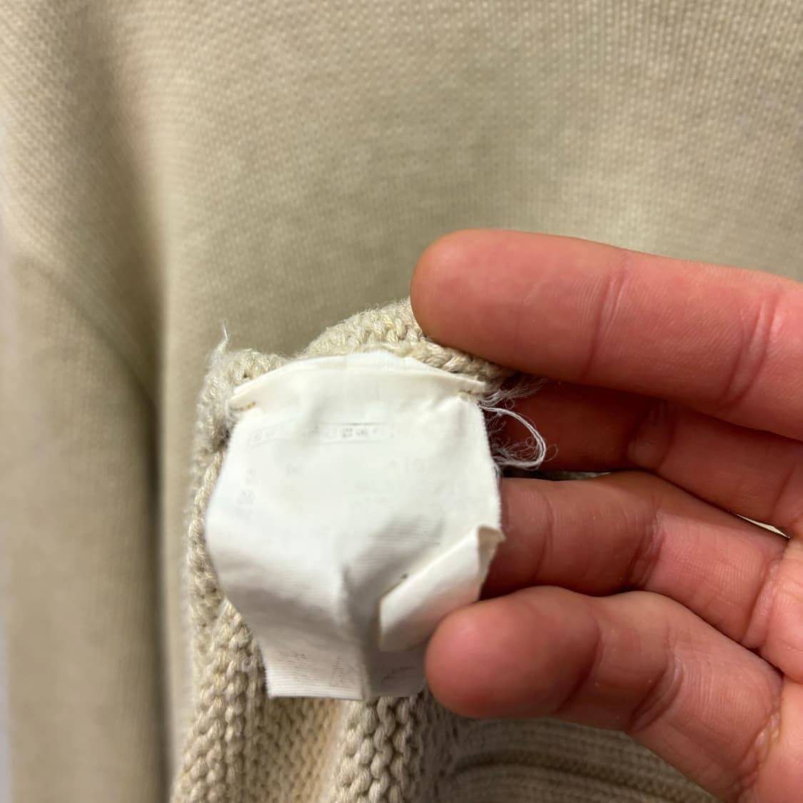 폴로 랄프 로렌 베이지 라운드 니트 3XL 상품이미지7