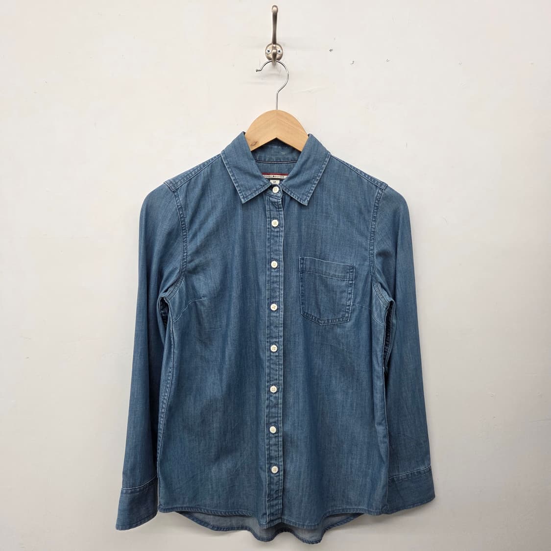 타미힐피거 데님 셔츠 여m 상품이미지1