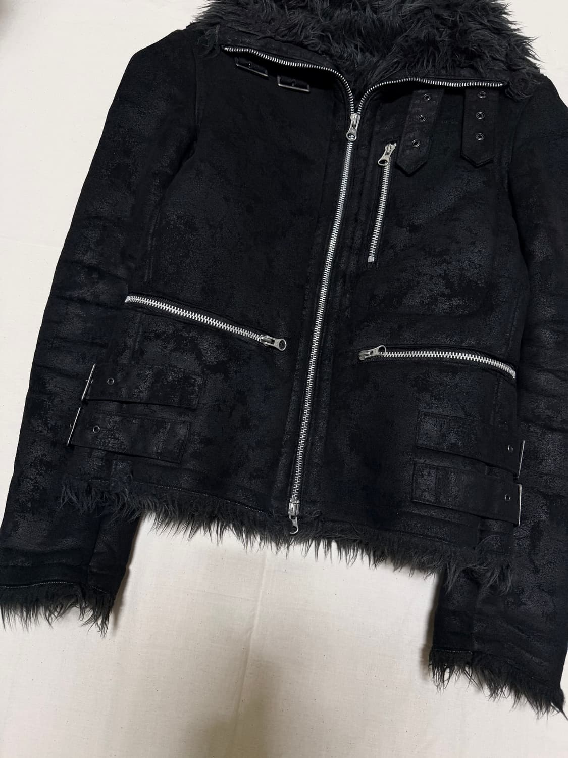 00s dem lovers japanese brand fur jacket 상품이미지3