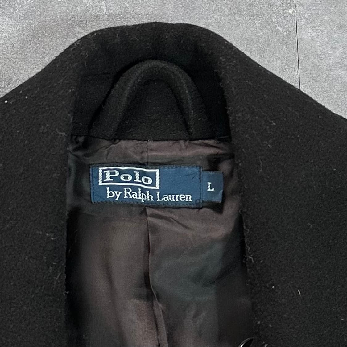 폴로 랄프로렌 블랙 피코트 (va.80) 상품이미지5