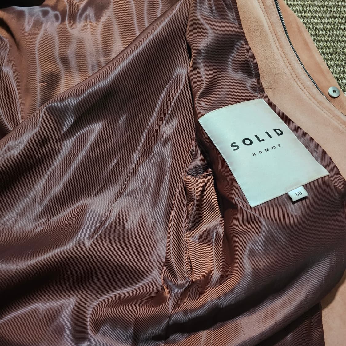 솔리드옴므 가죽자켓 브라운 50  상품이미지4