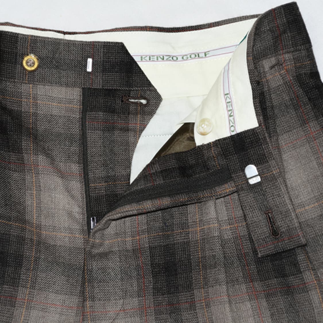 KENZO golf 울체크팬츠 상품이미지6