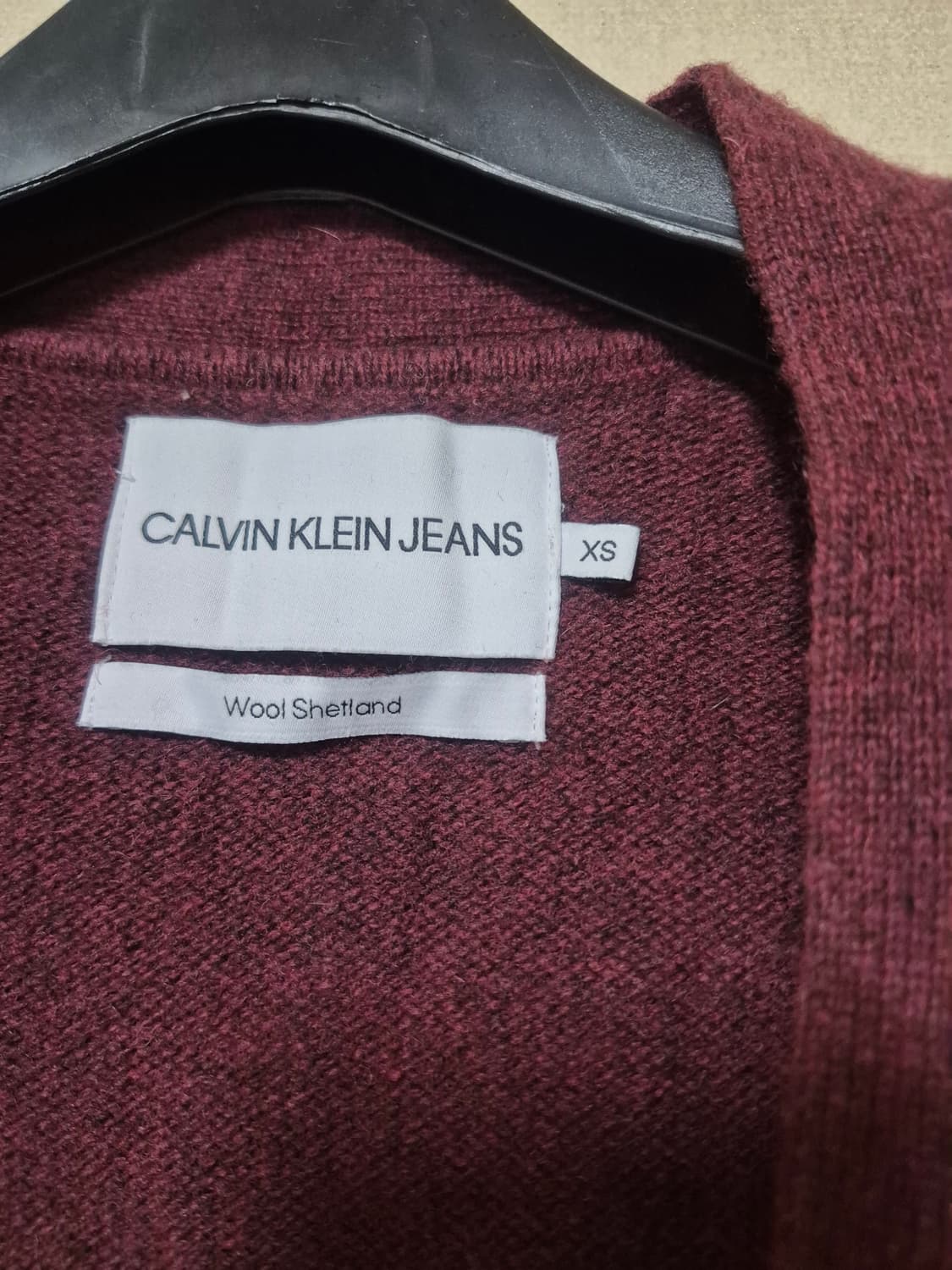 캘빈클라인진 셰틀랜드 울 가디건 상품이미지4