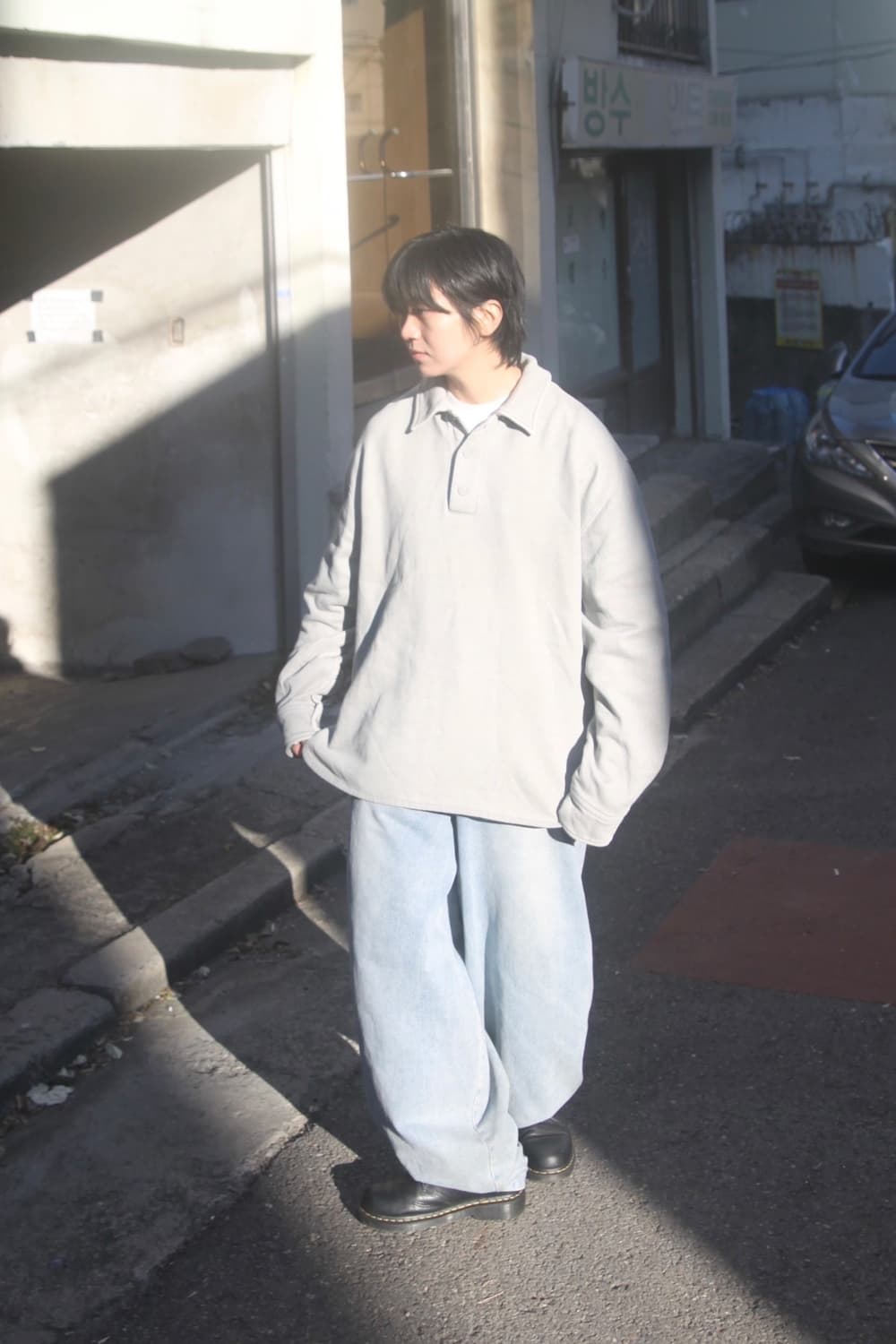 솔리드 옴므 우영미 오버 카라 스웻 셔츠 XL 상품이미지1