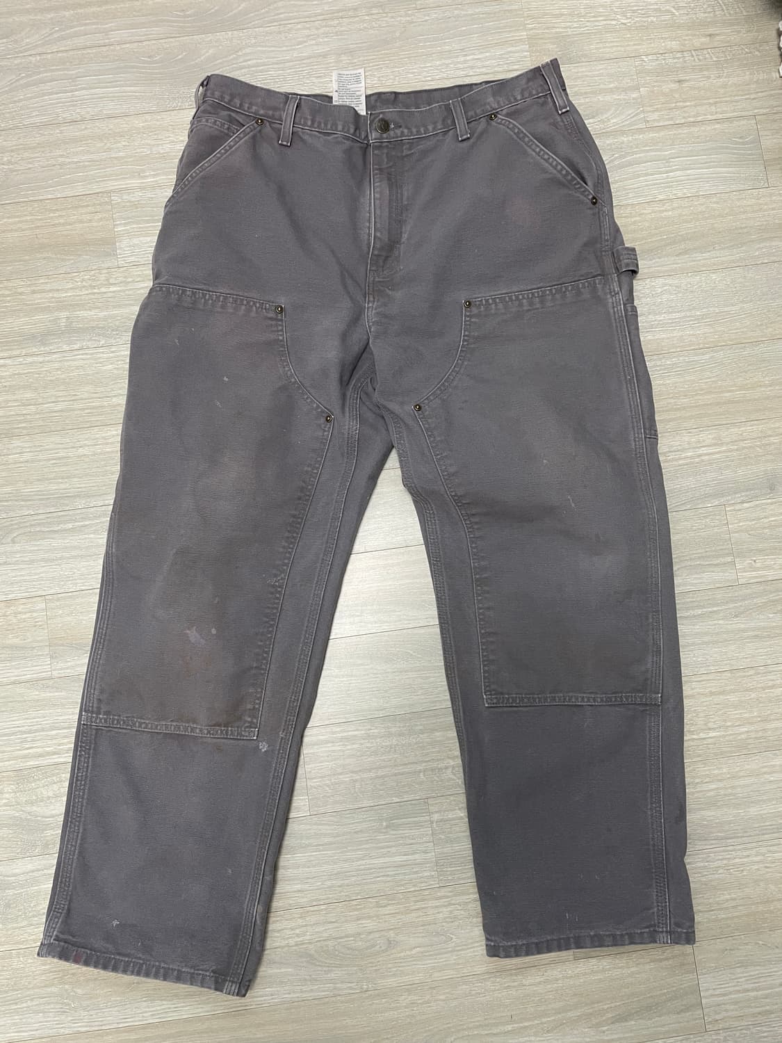 빈티지 칼하트 B136 GVL 더블니 카펜터 팬츠 상품이미지1