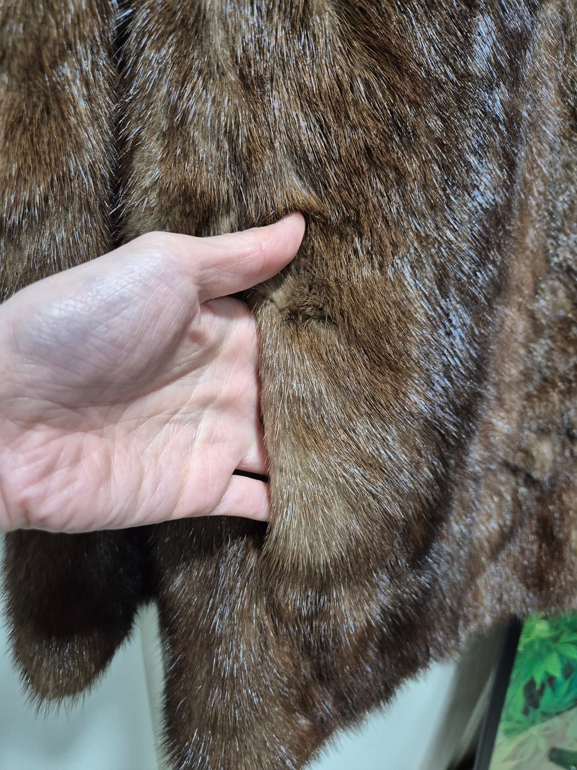 (세일)빈티지 브라운 밍크 퍼 코트 상품이미지4