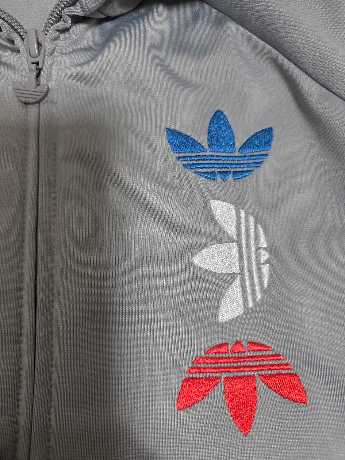 아디다스 리플렉티브 메탈 트랙탑 그레이 상품이미지5