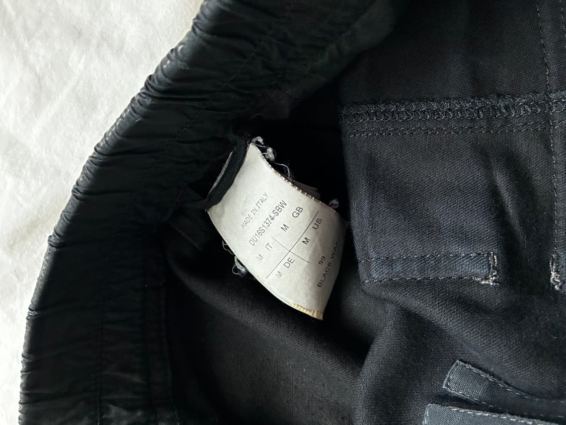 릭오웬스 SBW 드로우스트링 롱 팬츠 상품이미지3