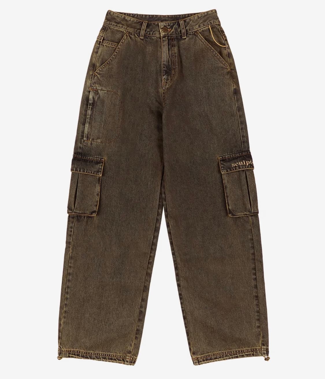 스컬프터 팬츠 Acid Cargo Jogger Pants 빈티지브라운 상품이미지1
