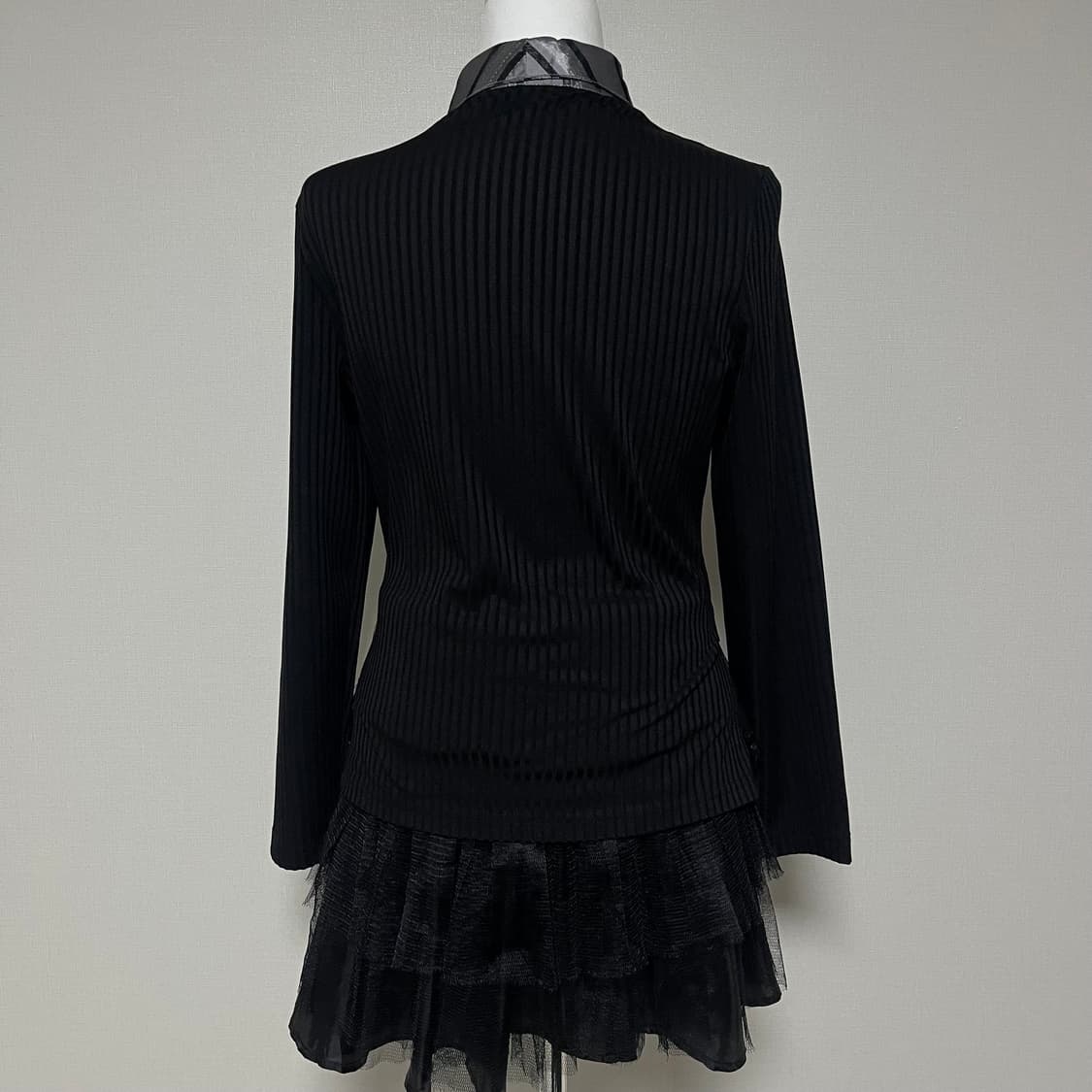 고스로리 공겜여주 실버 블라우스 로걀탑 상품이미지3