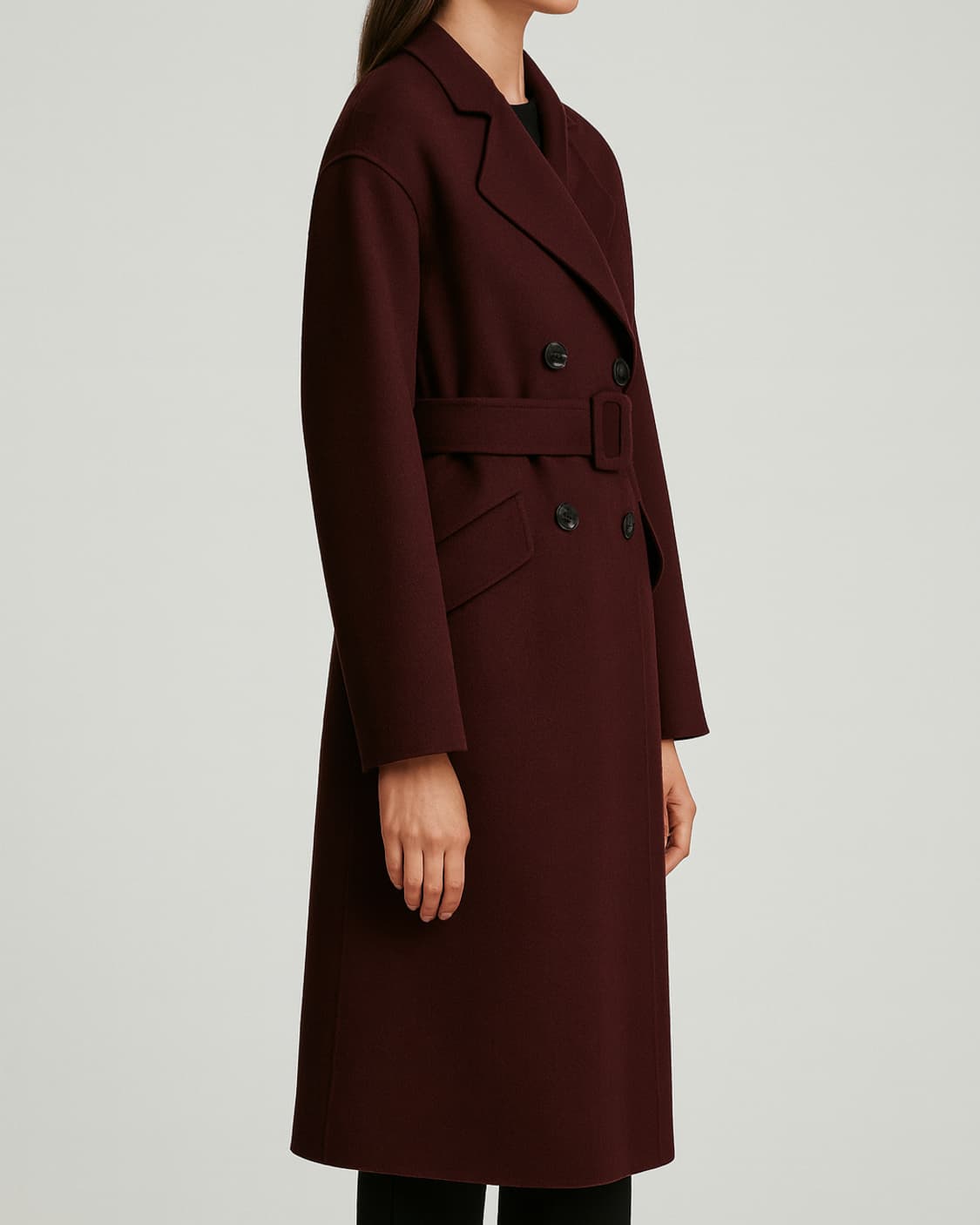 띠어리 Theory 캐시미어 블렌드 벨트 더블 코트 상품이미지5