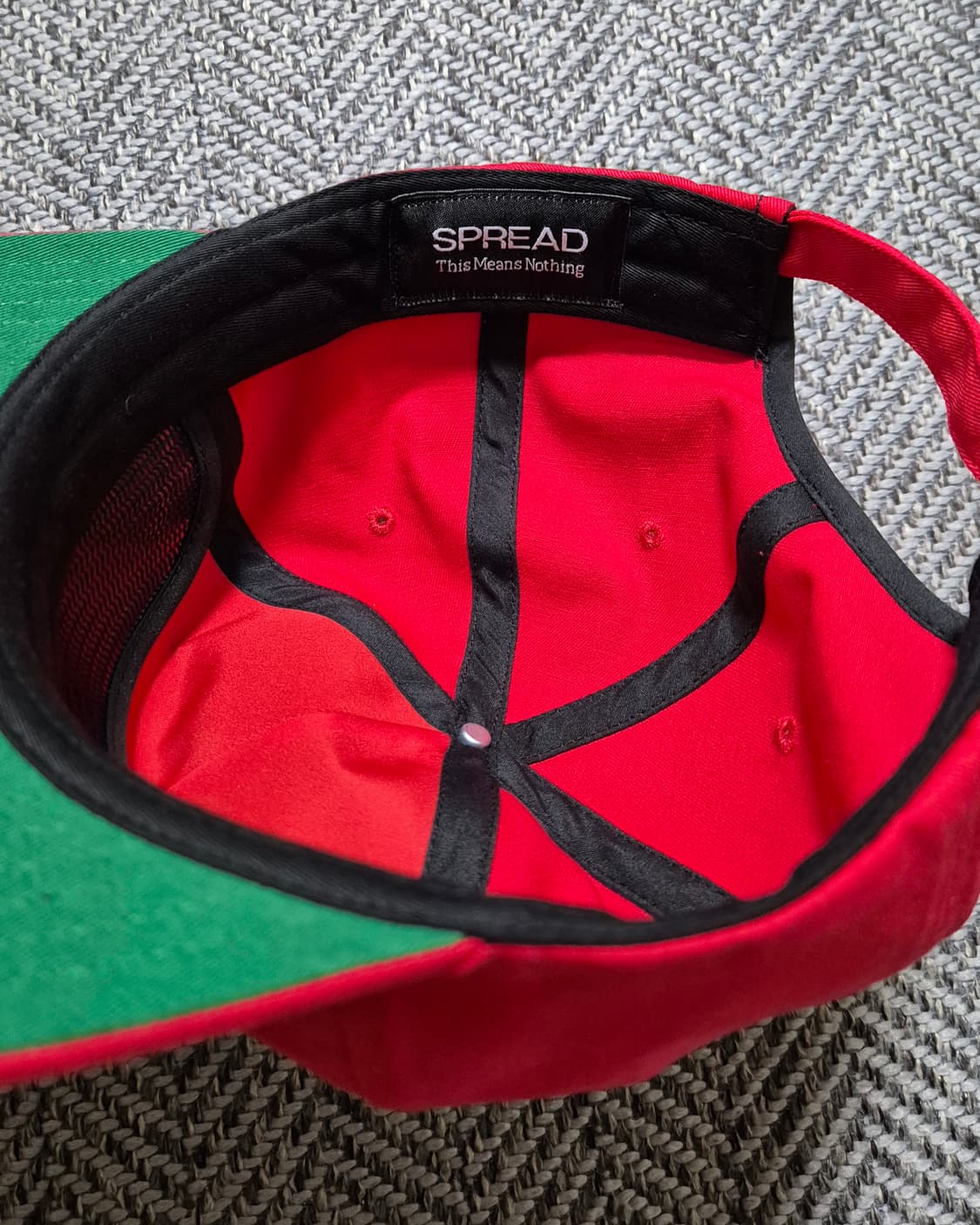 Spread signature cap red 상품이미지3