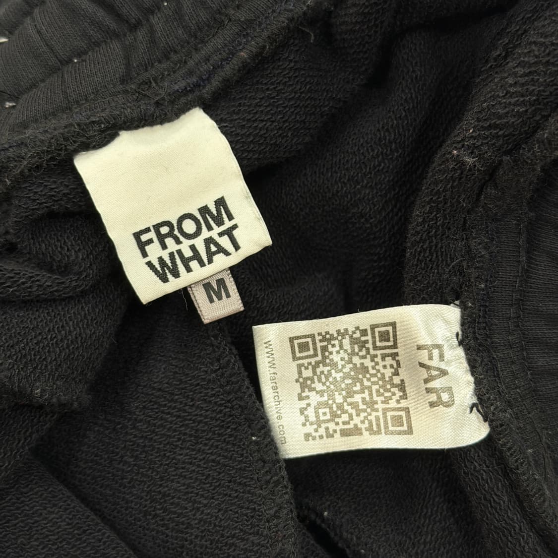 파프롬왓 파아카이브 3P 스냅 스웨트팬츠 블랙 M 상품이미지3