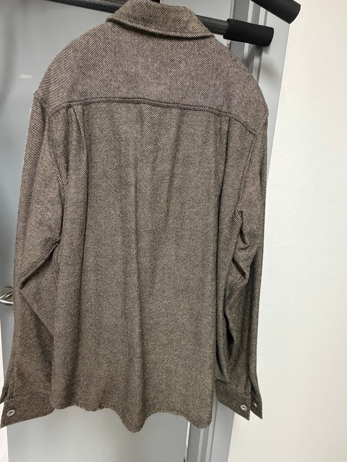 토니웩 브러쉬드 울 웰트 셔츠 자켓_트윌 다크 베이지 M 상품이미지2