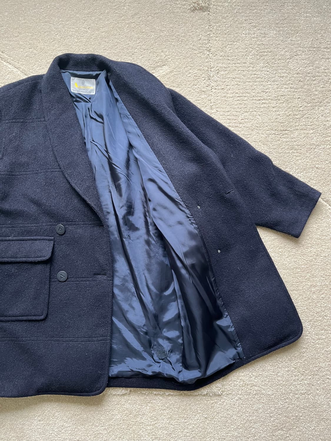 아쿠아스큐텀 숄카라 더블 재킷 (103-105) 상품이미지5