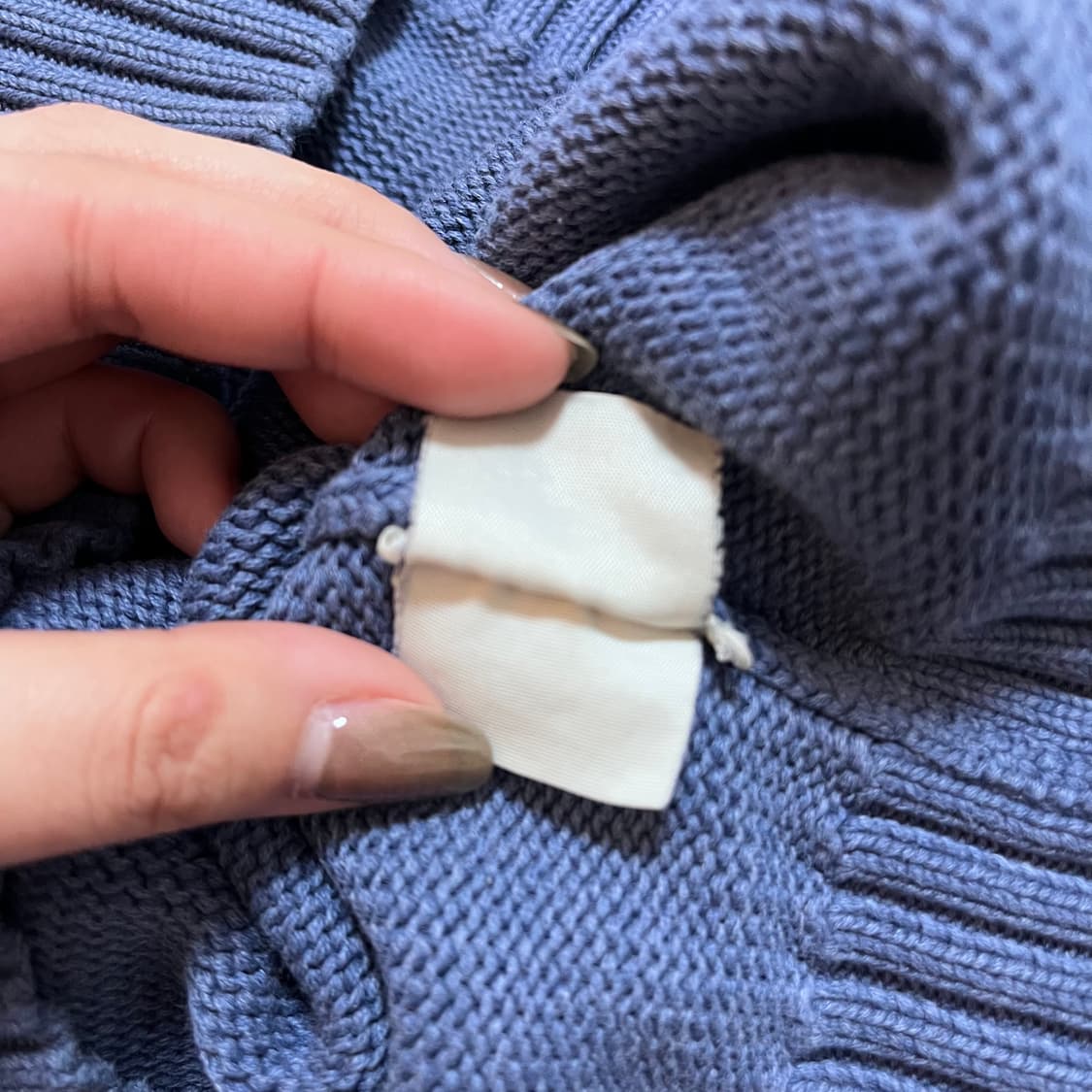 [정품] 폴로 소라 / 버건디포니 라운드 니트 [ 100 ] 상품이미지5