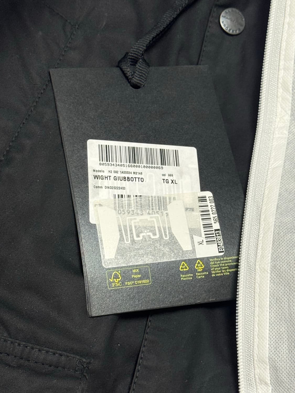 몽클레어 x 바버 콜라보 왁스드 패딩 XL(105-110) 국내판 상품이미지8