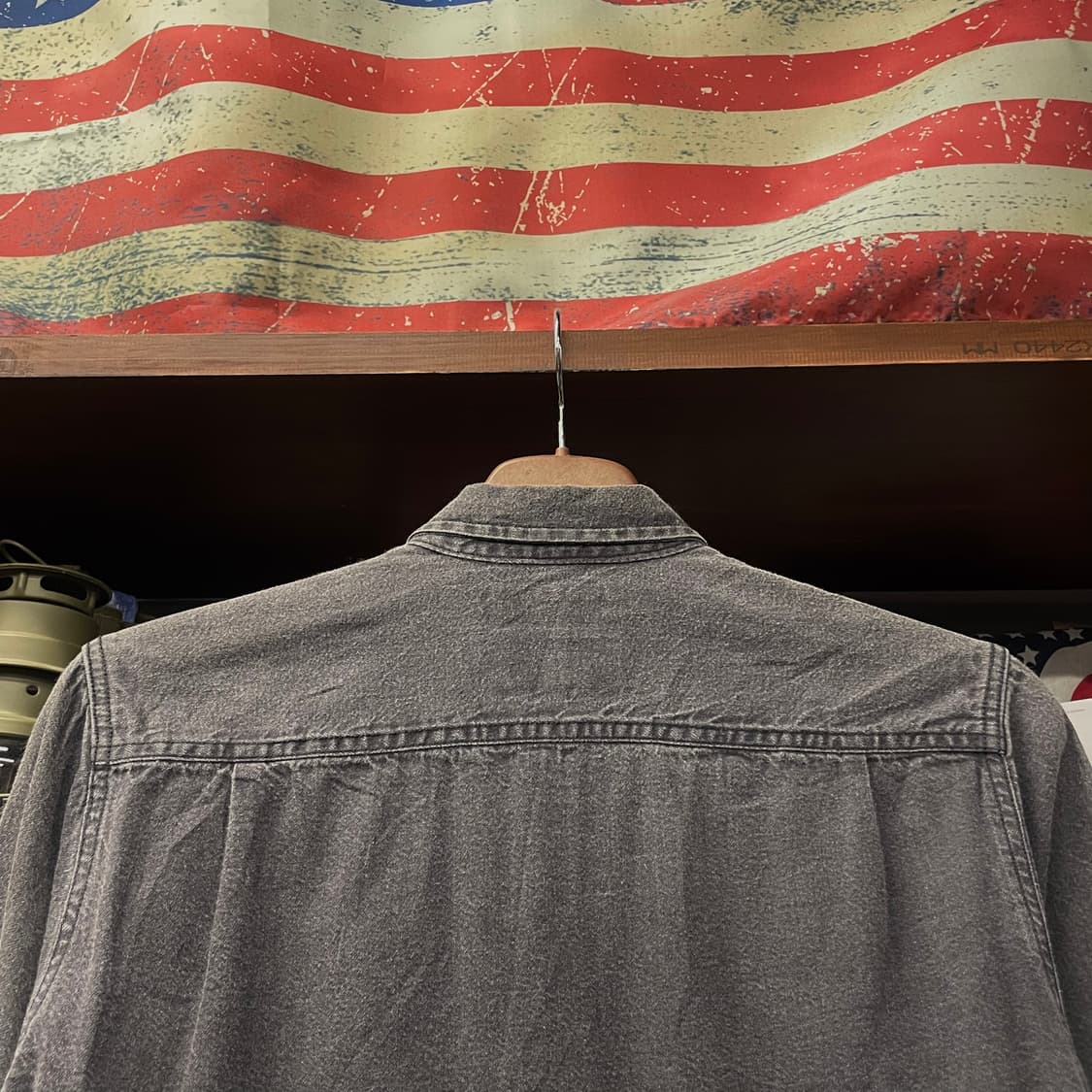 00s 리바이스 흑청 포켓 데님 셔츠 상품이미지4