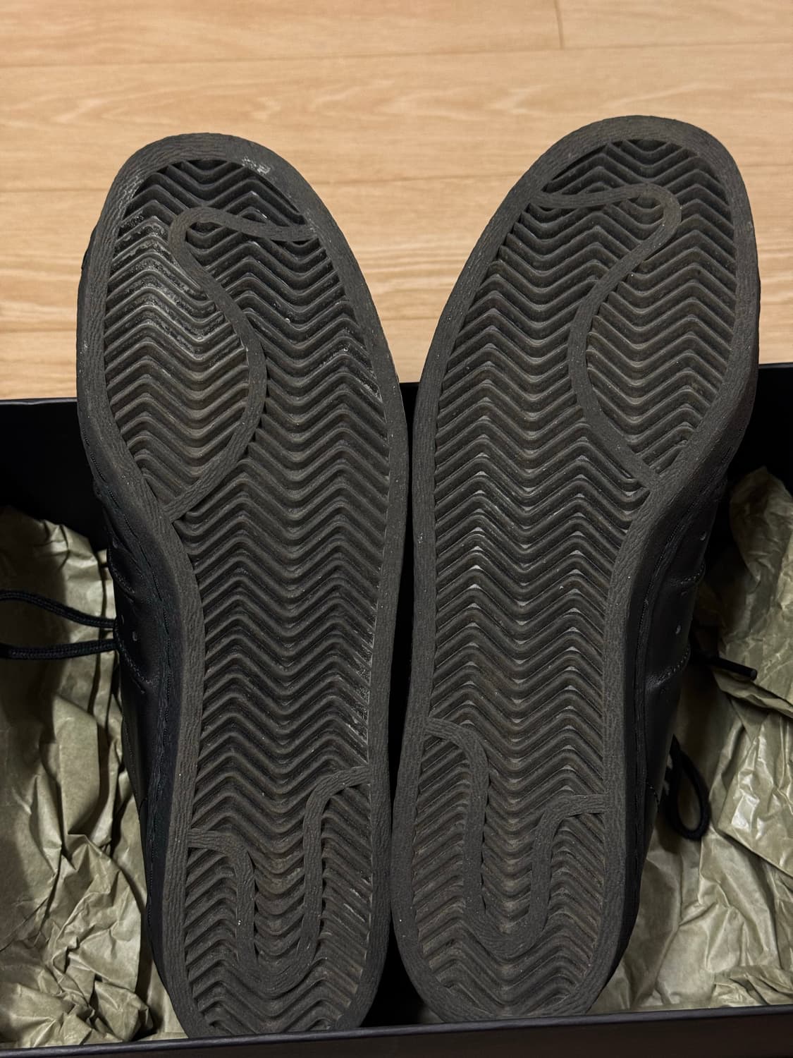 Y-3 슈퍼스타 블랙 270mm 상품이미지5