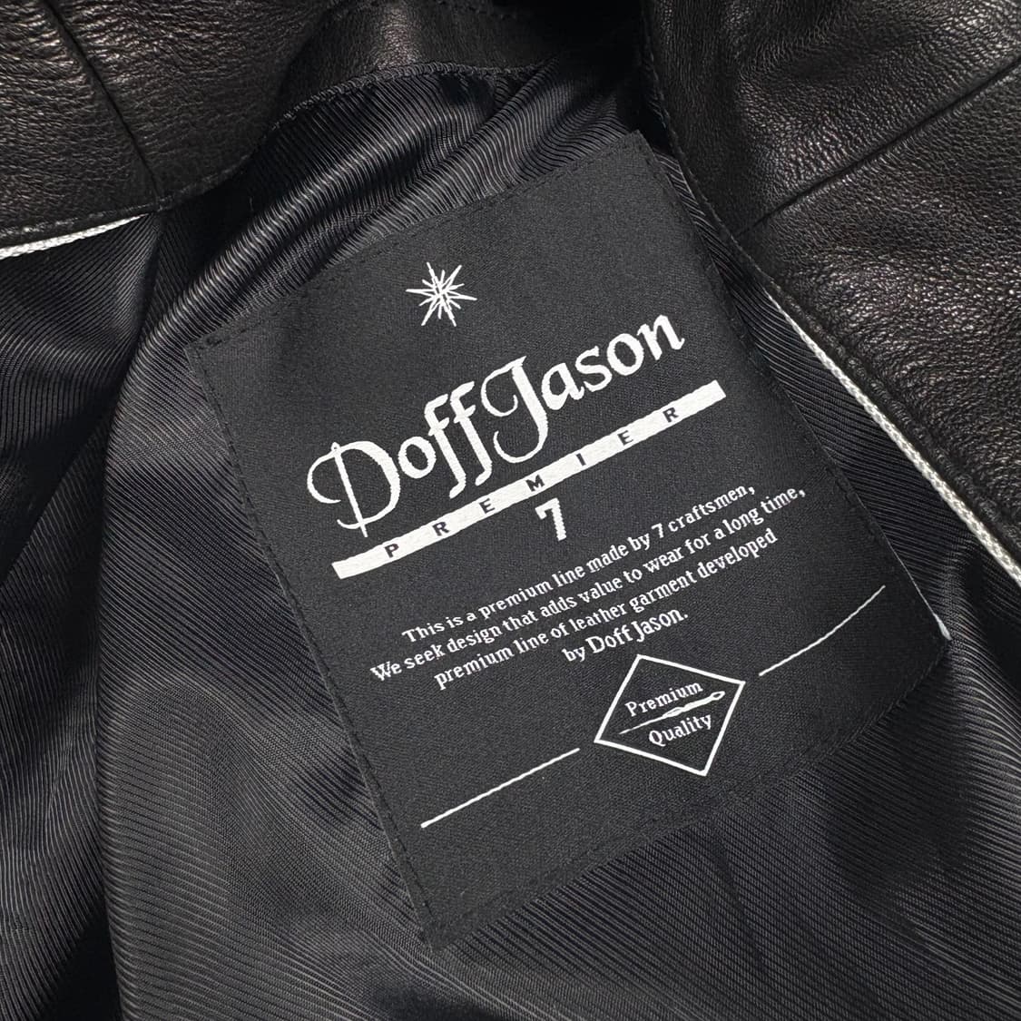 도프 제이슨 블랙컬러 프리미엄 램스킨 봄버자켓 상품이미지4