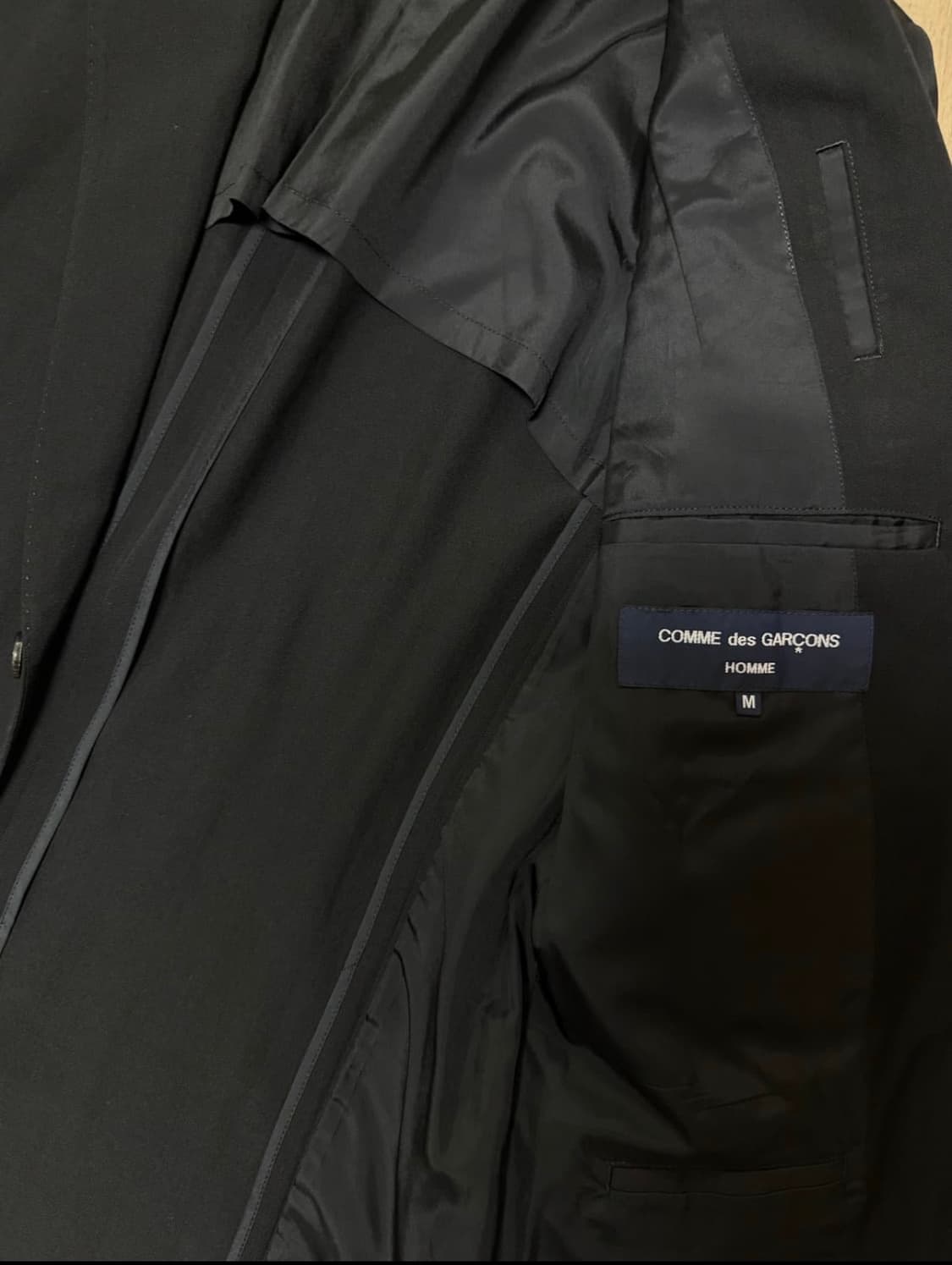 꼼데가르송 옴므 HC-J101 울 테일러드 재킷 상품이미지2