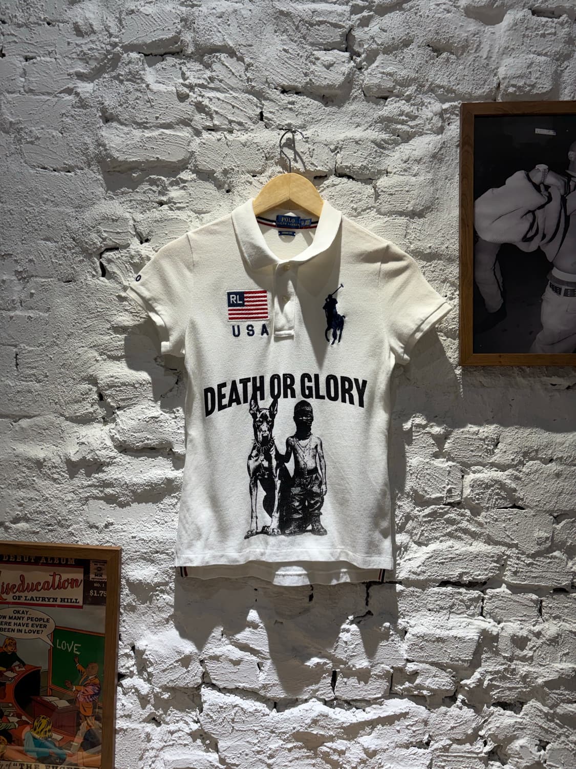 폴로 빅포니 USA 성조기 치프키프 커스텀 반팔 카라티셔츠 상품이미지1