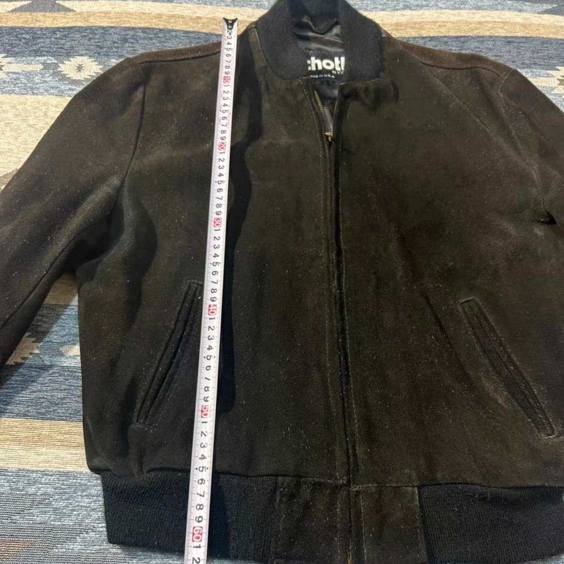 Shott 80s USA 빈티지 스웨이드 MA-1 자켓 상품이미지6