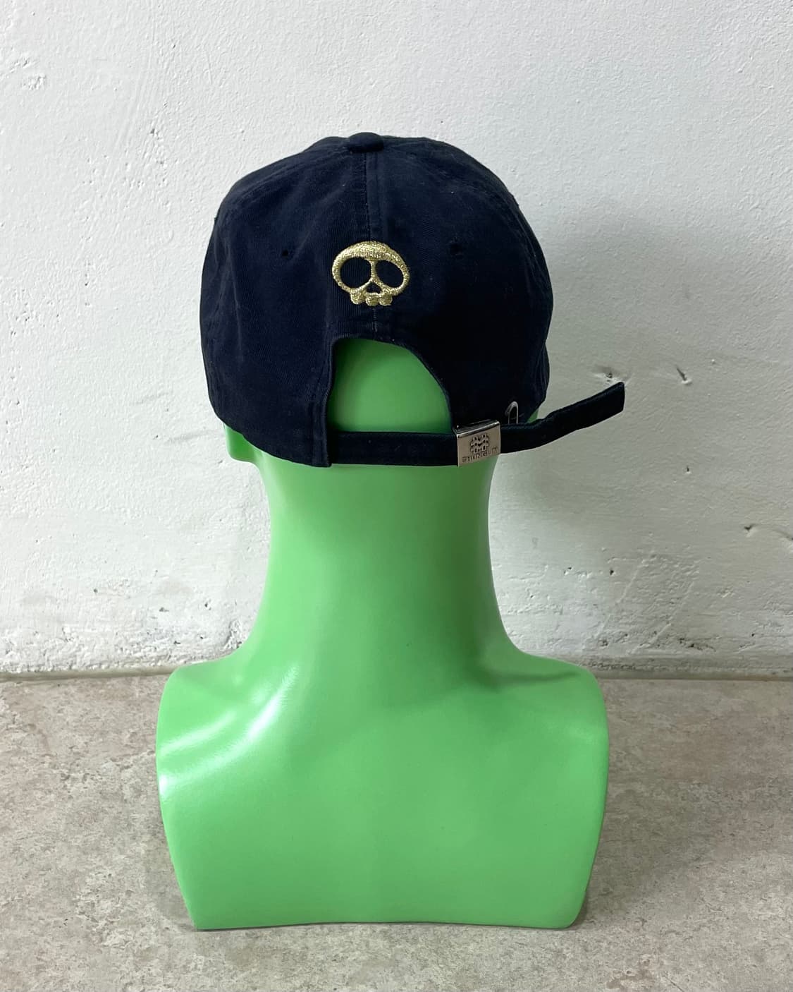 Gold Spangle Skull Navy Cap 상품이미지4