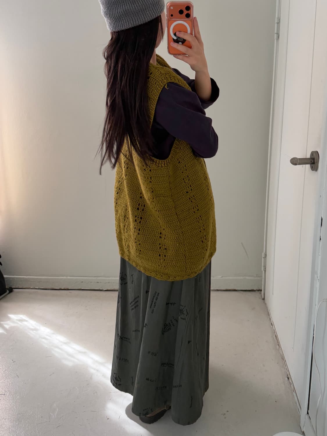 일본빈티지 올리 핸드메이드 베스트 상품이미지2