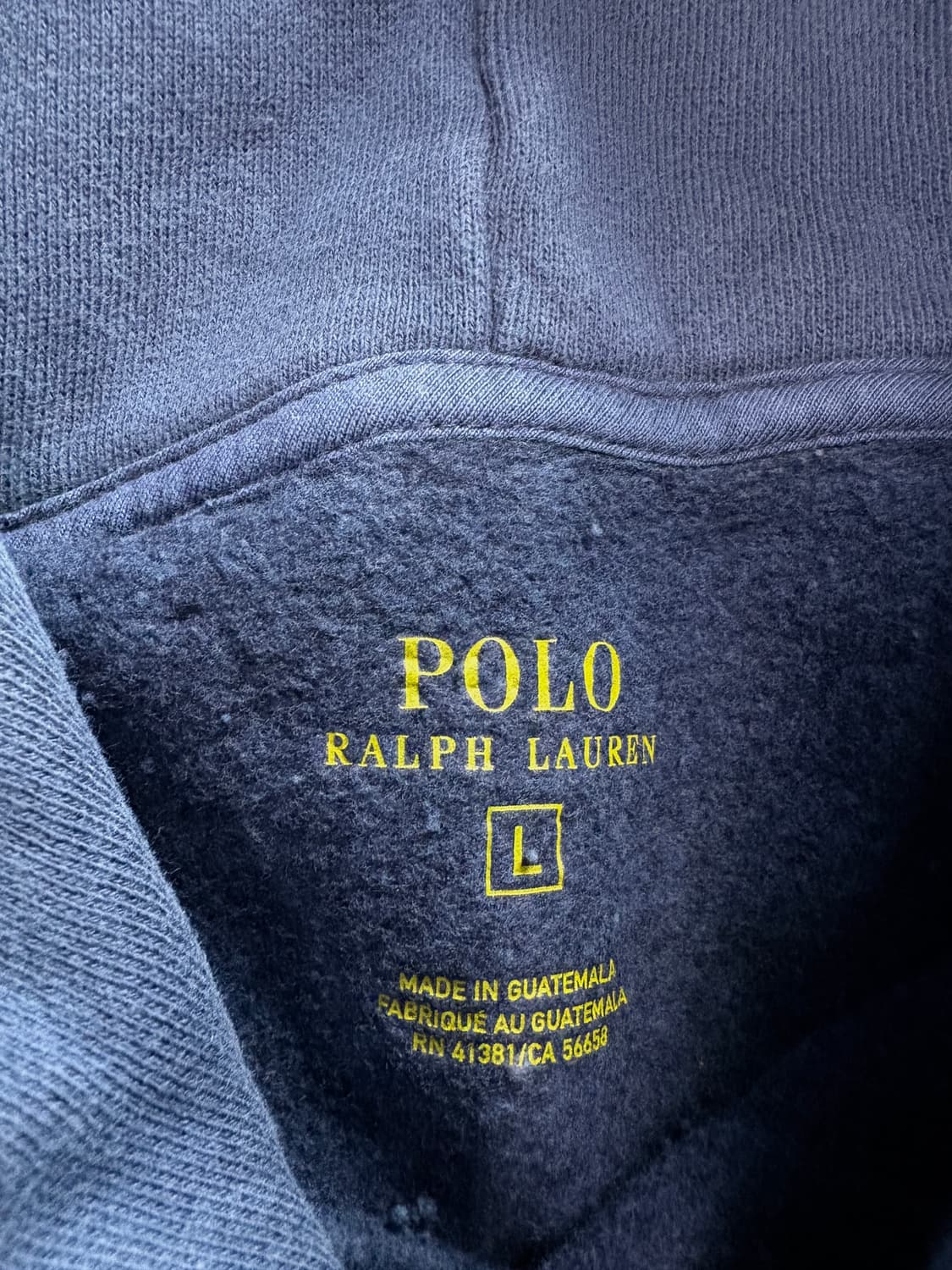 폴로 랄프로렌 데드스탁 센터 빅로고 후디 3075 상품이미지3