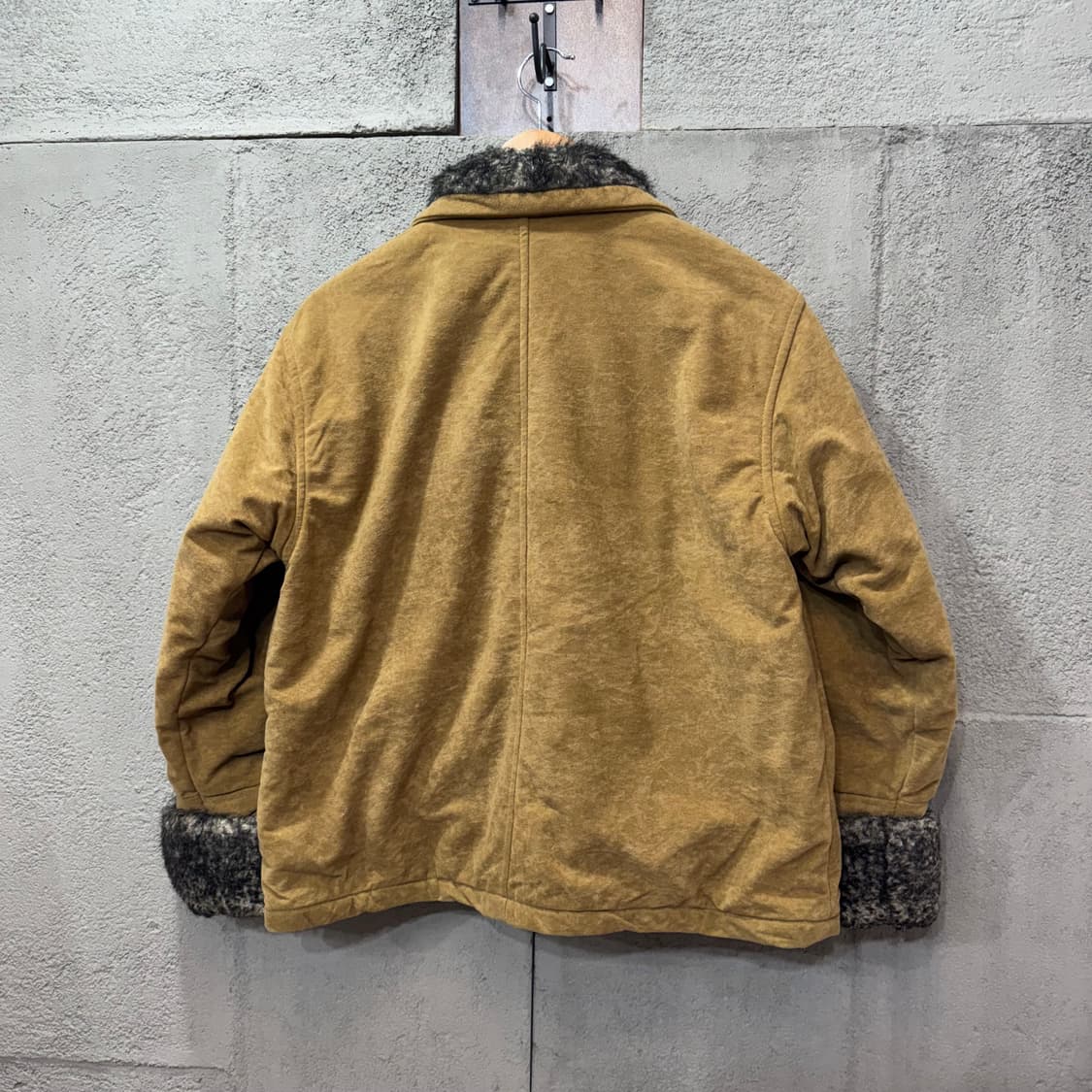 빈티지 제팬 스웨이드 퍼 무스탕    상품이미지3