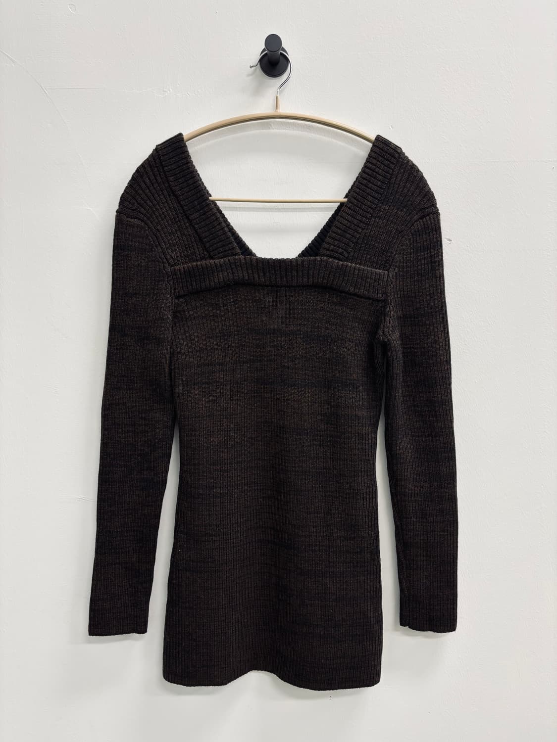 ARKET 아르켓 리브 니트 스퀘어넥 탑 상품이미지3